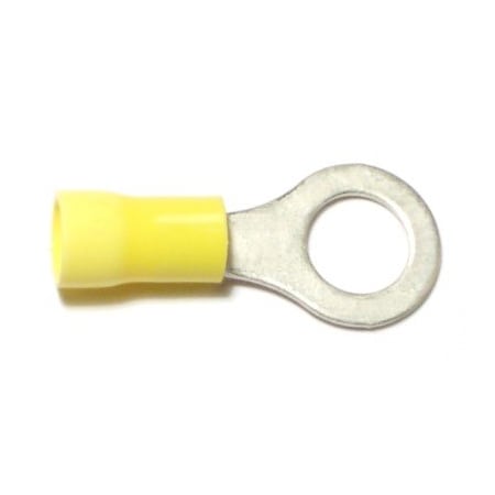 Midwest Fastener Ring Terminal, 10 AWG, Plastic Insulated, 20 PK 60844